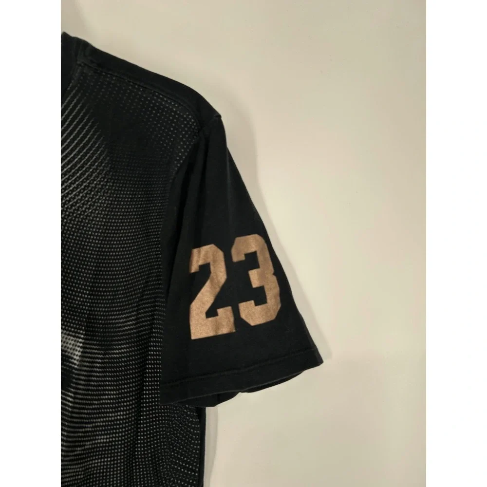 Jordan AJ Phantom Panther T Shirt Mens Small Black Dri Fit Short Sleeve Pullover